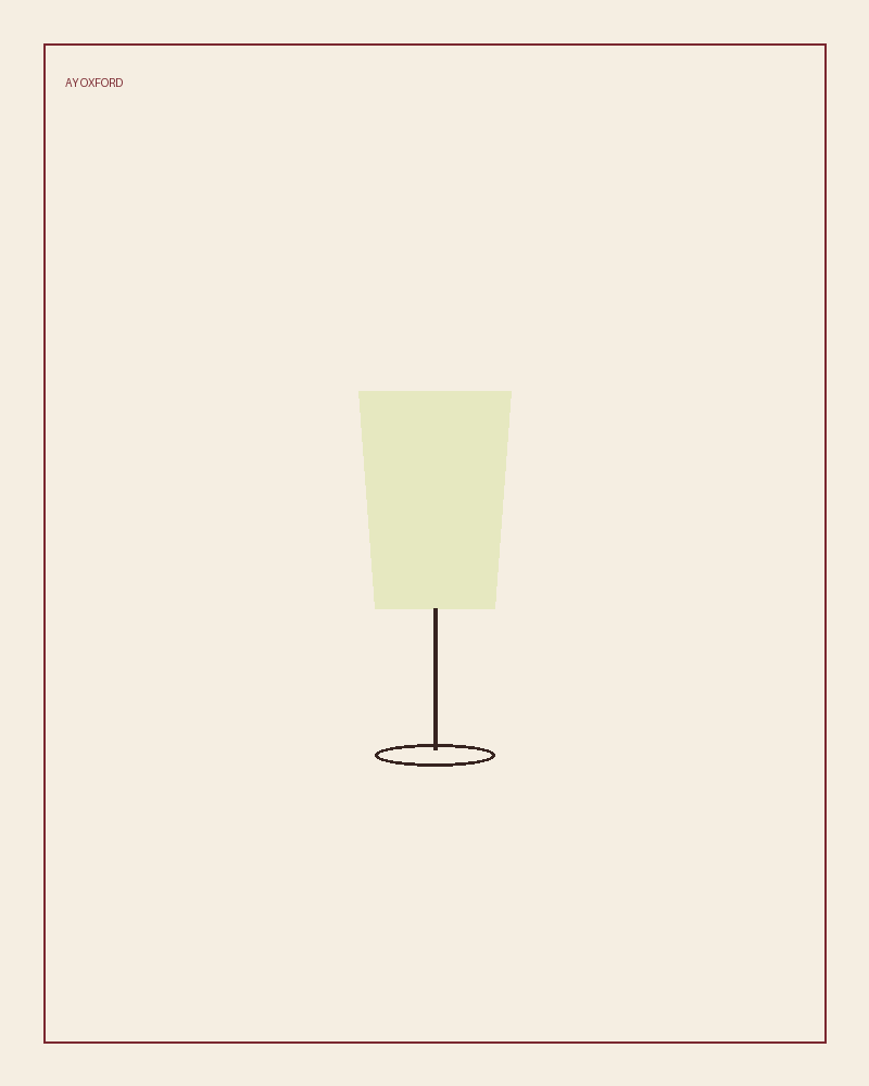 Illustrated serve for Loire Sauvignon Blanc: a white wine glass holding a pale straw pour on a warm parchment background.