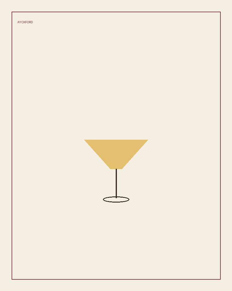 Illustrated serve for the Pear and Thyme Sour: a coupe of pale gold cocktail with a foam top on a warm parchment background.